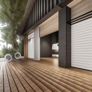 Customized Aluminium Rolling Door Frame Smooth Electronic Lock