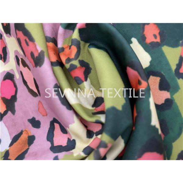 Oeko Tex Stretch Leggings Fabric Digital Leopard Printing Functional