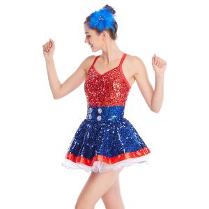 Amazing Tap Costume Race Back Dance Dress Performance Wear