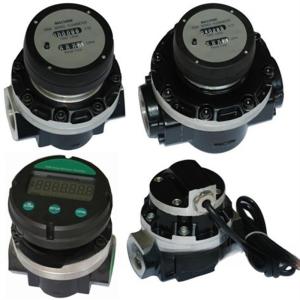 OGM-A-50-P Aluminum Oval Gear Meter with Pulser