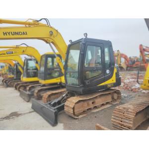 High Effeciency Used Hyundai R80 Crawler Excavator, 8 Ton MIDI Track Digger