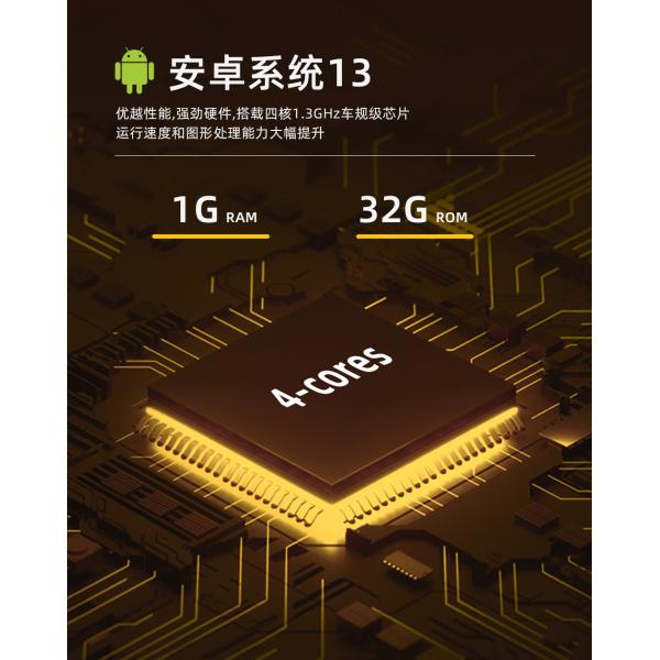 Creatall 6.86 Inch All-In-One Wireless Dashboard Carplay Smart Android GPS Navigation HD Reversing Image for Bluetooth