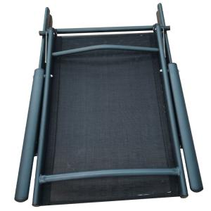 Outdoor Courtyard High Backrest Folding Reclining Chair with 7 Adjustable