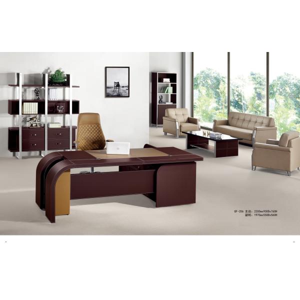 luxury office executive leather table furniture/luxury leather office executive