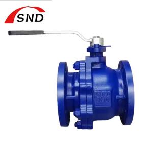 Chemical Industry Spheroidal Ductile Iron Ball Valve Dn200 Flanged Connection