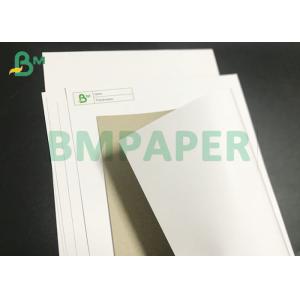 Jumbo rolls 230gsm To 450gsm Recycled White Claycoat Duplex Board Grey Back