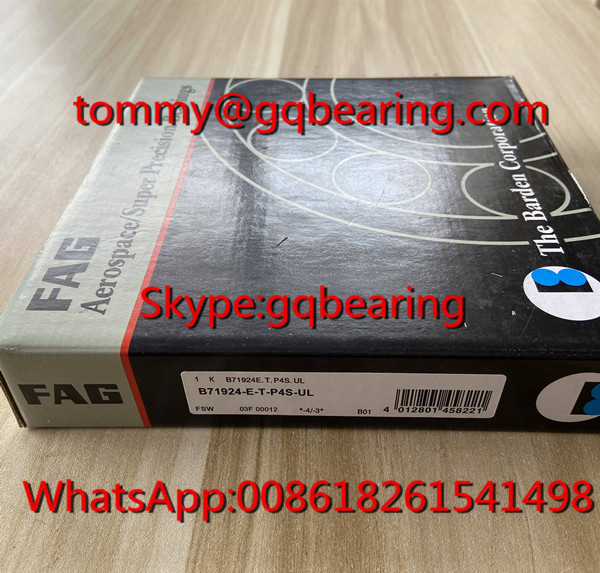Buy 25 degree Contact Angle FAG B71924-E-T-P4S-UL Super Precision Angular Contact Ball Bearing at wholesale prices