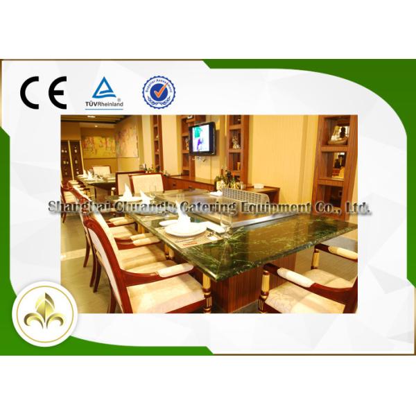 Alloy & Stainless Steel Teppanyaki Grill Table For Buffet Car