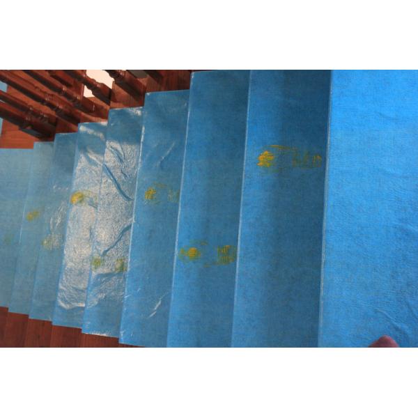 Buy White Adhesive Floor Protector Felt Fleece Tear Resistant at wholesale prices