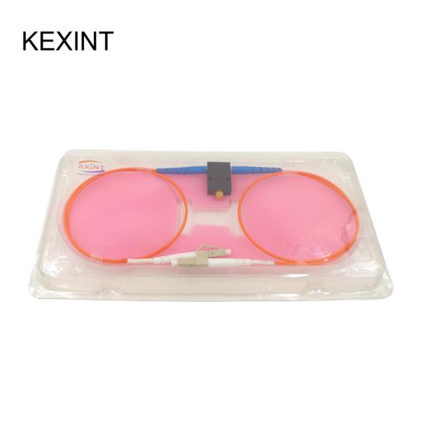 LC Single Mode Fiber Optic Attenuator 1310nm 1550nm Wavelength Adjustable