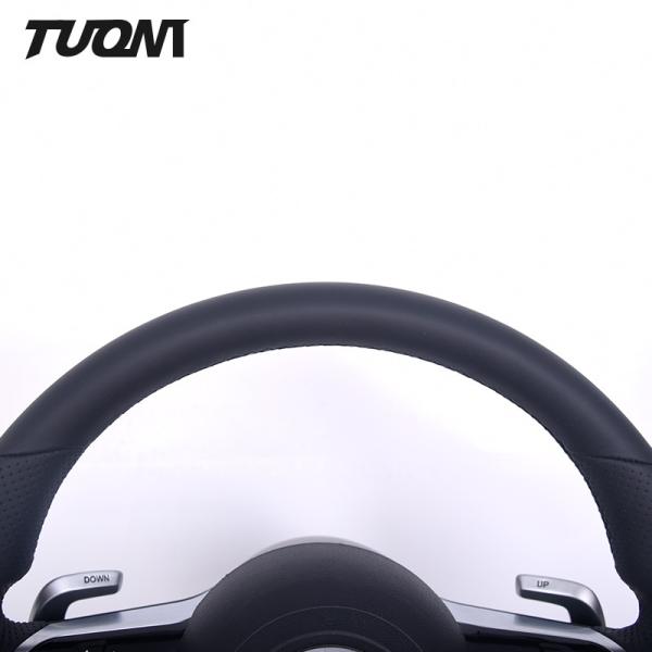 Full Leather Smooth Perforated Mercedes Benz Steering Wheel Custom Made