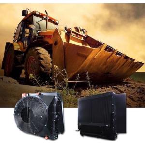 construction machinery aluminum oil cooler with bar and plate construction