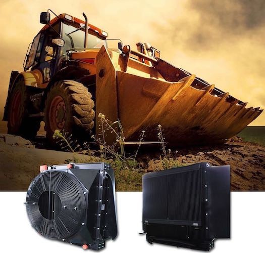 Buy construction machinery aluminum oil cooler with bar and plate construction at wholesale prices