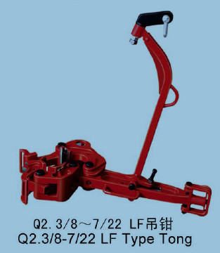 tongs, manual tong, manual tongs, Q2.3/8-7/22LF tong, casing tons for drilling