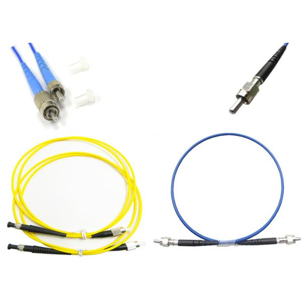 Multiple Mode Fiber Optic Patch Cord / SMA Fiber Optic Cable Metal Ferrule