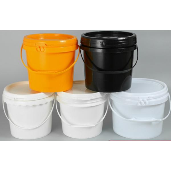 Buy Plastic Handle Round Plastic Bucket For Chemical Transportation at wholesale prices