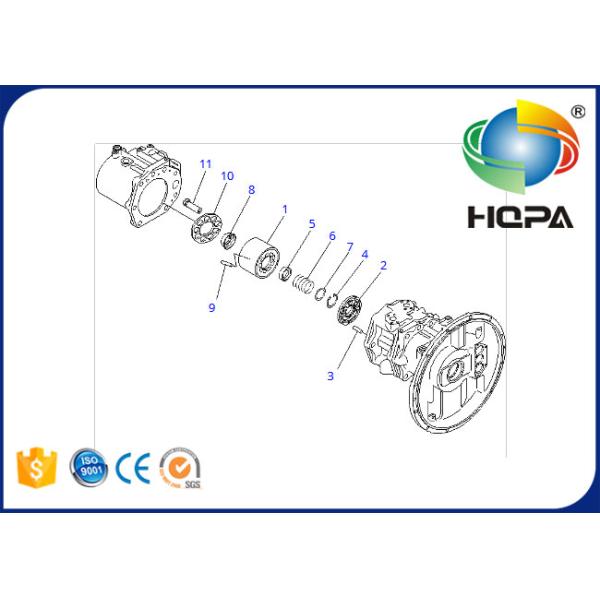 708-2H-00380KT 708-2H-00380 Hydraulic Main Pump Seal Kit for Komatsu PC300-6Z