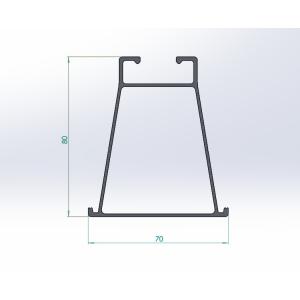 Single Pole Wind And Solar Ground Mount System Universal Components Structure