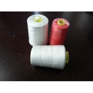 Quality Raw White Sewing Thread 60s/3 , Garments , Bedsheet Polyester Thread for sale
