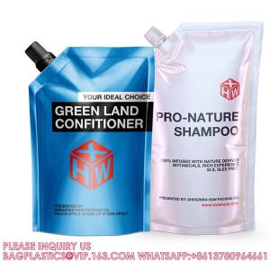 Custom Printing Spouted Aluminum Foil 1L 2L 2.5L 5L Kangen Water Liquid Refill