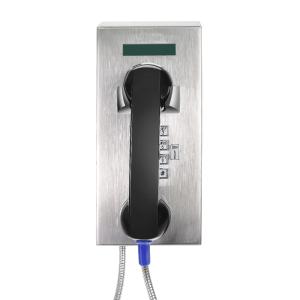 Stainless Steel Waterproof Industrial Analog Telephone With LCD Display