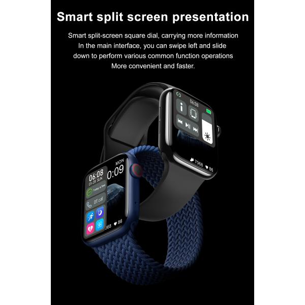 DT100 SMART WATCH 6 SERIES CALL IP68 WATERPROOF WOMEN MEN SMARTWATCH ECG HEART RATE BLOOD PRESSURE