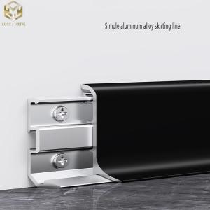 Customized Metal Aluminium Skirting Profile Anodised Finish