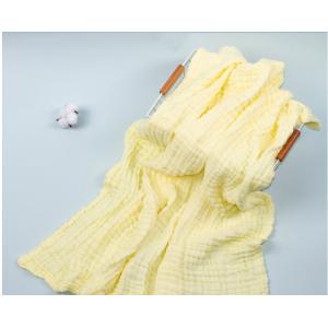 Fastness Dyeing Blue Natural Gauze Fabric Chick Autumn Combed Cotton