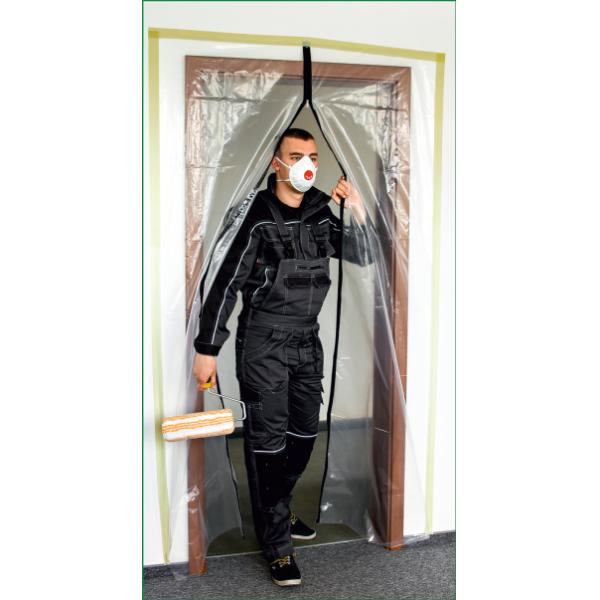 Customized Film Transparent PVC Door Dust Proof Foil Door Warm Keep Membrane Door