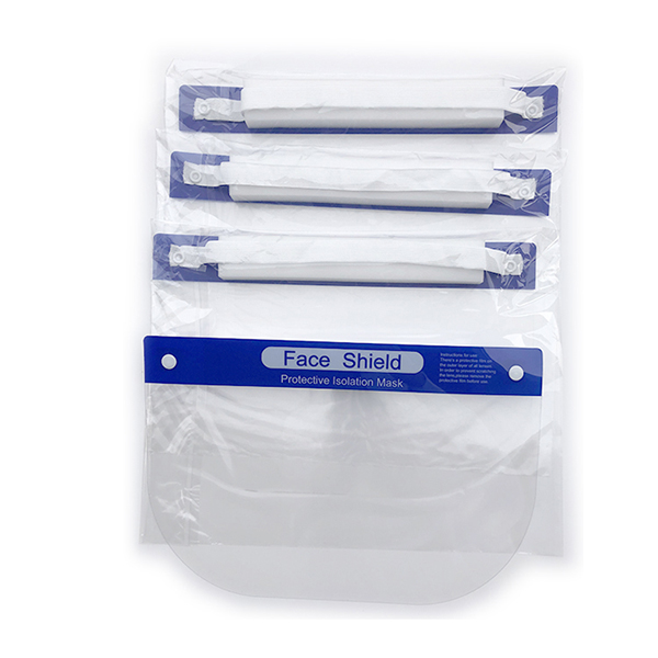 Disposable PET Face Shield Visor / Anti - Fog Face Mask With Eye Shield