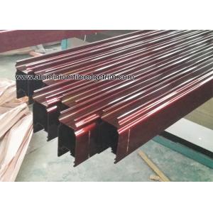 Custom Extruded Aluminium Sliding Door Track Extrusions / Section