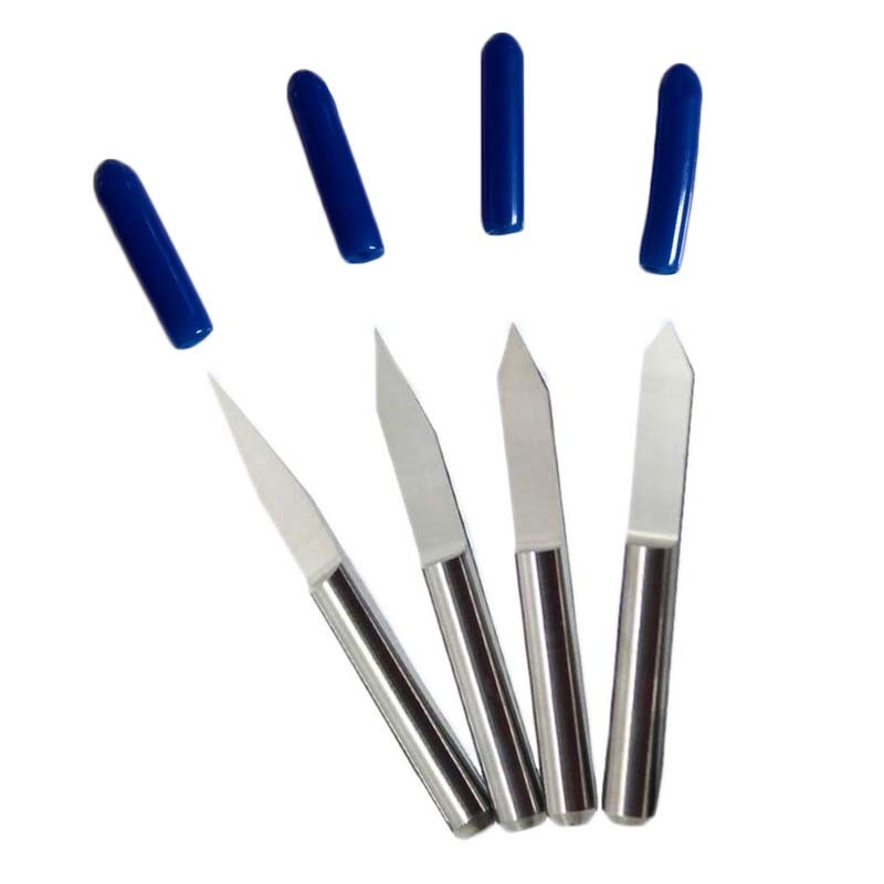 China V Shape Flat Bottom Carbide End Mill Carbide PCB Engraving Bits 3.175 Shank on sale