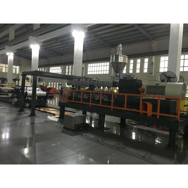 Twin Screw PET, PETG, PLA Sheet Extrusion Machine, No Yellow, Clear Sheet,CE Certificated, ISO9001