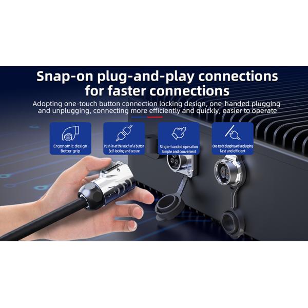 CNLINKO LP16 Industrial Plug and Socket Male Female M16 Round 2 Pin Waterproof Cable Connector