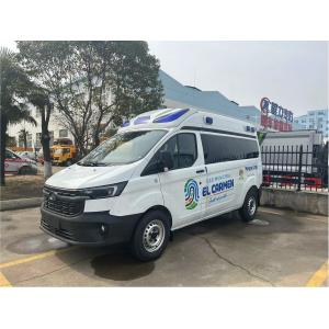 Euro 6 Emergency Ambulance Car 5820x1974x2690mm With 2500kg Curb Weight