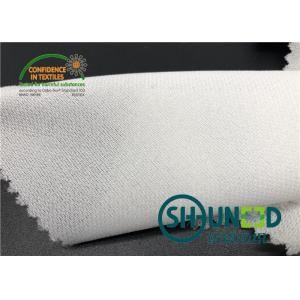 55GSM Fusible Woven Adhesive Liner /White Interlining In Garments