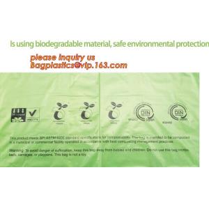 En13432 certified custom printed wholesale biodegradable compostable plastic