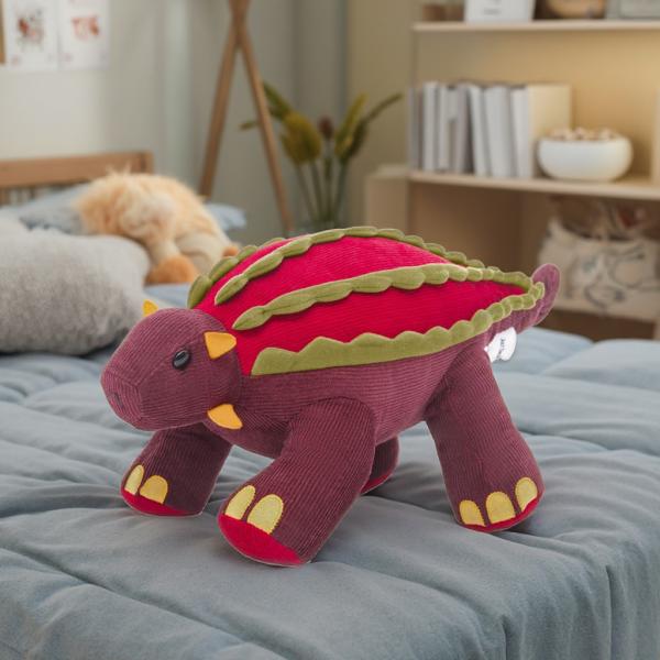 Long Ankylosaurus Dinosaur Plush Toys Soft Teddy Bear Stuffed Animals Birthday Gifts Boys Children