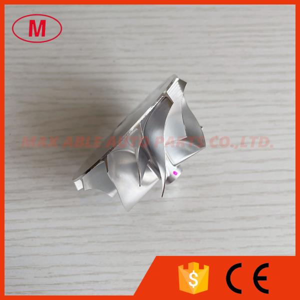 RHF5 reverse 50.50/61.00mm 6+6 blades high performance Turbo milling/aluminum 2618/billet compressor wheel