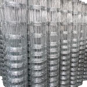 Unbeatable Livestock Control Galvanized Wire Mesh Cattle Fence with Metal Frame