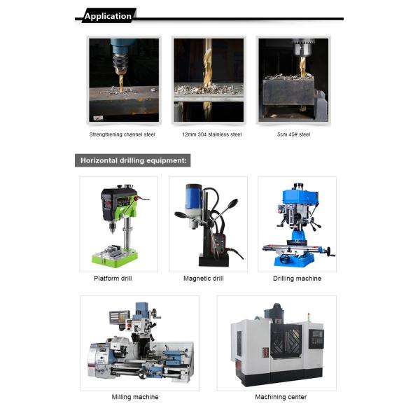 OEM Dia 20mm Straight Shank Taper DIN340 HSS Drill Bits