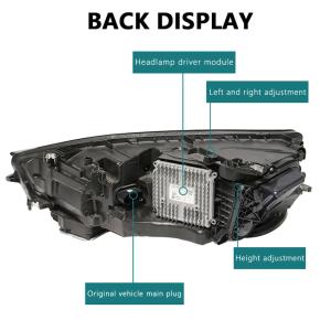 Matrix Headlight Assembly For Audi A7 Modification 2011 To 2018 All LED Old To