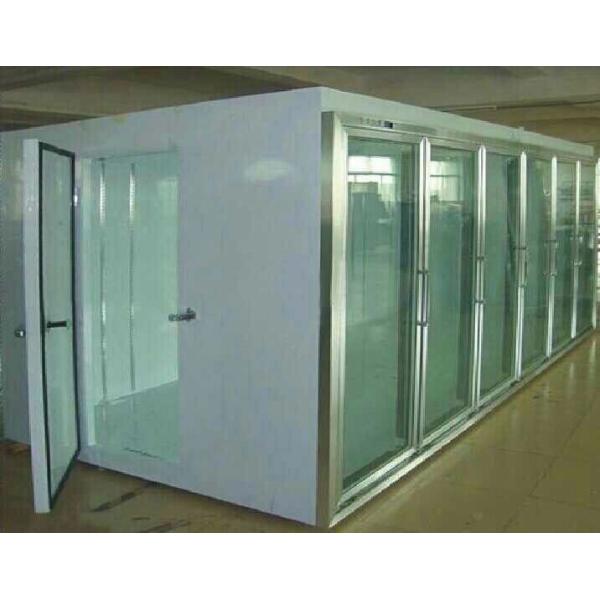 Buy Glass Display Walk In Chiller With CE Certification For Hypermarket at wholesale prices