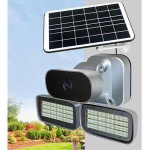 Quality LED light IP66 3.6MM Lens 12000MAH 4G Solar Battery Camera for sale