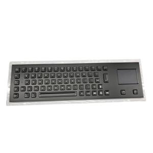 20mA Black Metal Keyboard 64 Keys Integrated Touchpad SS Electrophoretic