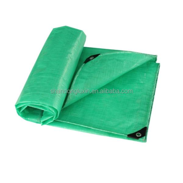 180 gsm Prefabricated Green Polyethylene Tarpaulin for Waterproofing and