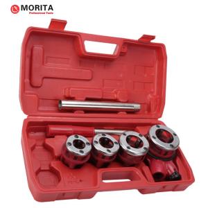 Ratchet pipe threading tools kit 1/2"-1-1/4" malleable cast iron for threading