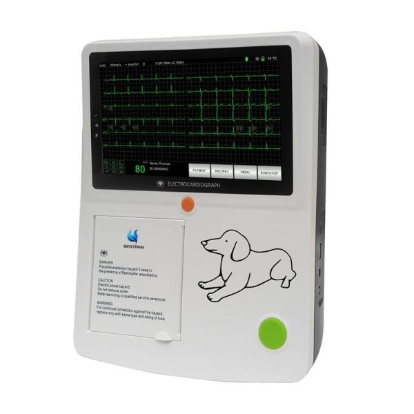 Buy User-Friendly Vet-Specific Animal ECG Monitor With 7" Touchscreen Data Management Sleep Mode Keyboard Support at wholesale prices