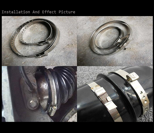 304 Stainless Steel Cv Boot Clamps Universal Adjustable Aka Hose Worm Drive