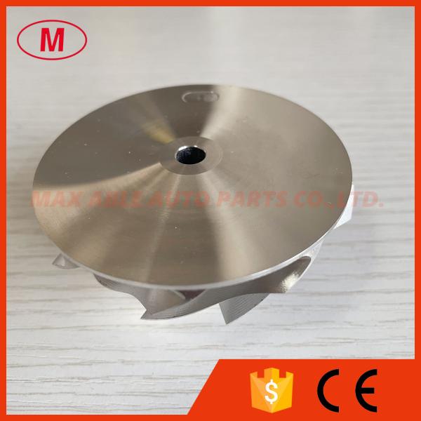 reverse 54.28/67.40mm 9+0 Blades point milling turbo aluminum 2618/billet compressor wheel bore:6.35mm